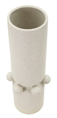 Blumenvase Kugeln Creme 41 cm – Dekovase