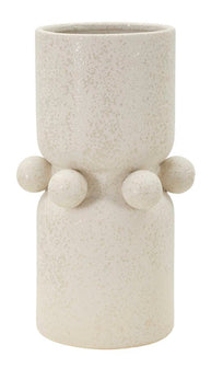 Blumenvase Kugeln Creme 28 cm – Dekovase