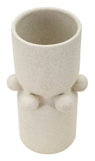 Blumenvase Kugeln Creme 28 cm – Dekovase