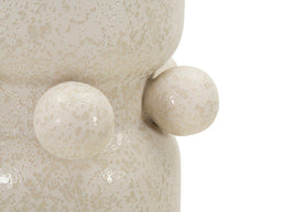 Blumenvase Kugeln Creme 28 cm – Dekovase
