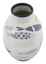 Blumenvase Fisch Bunt 31 cm – Dekovase
