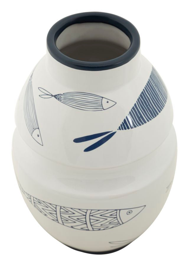 Blumenvase Fisch Bunt 24 cm – Dekovase