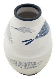 Blumenvase Fisch Bunt 24 cm – Dekovase