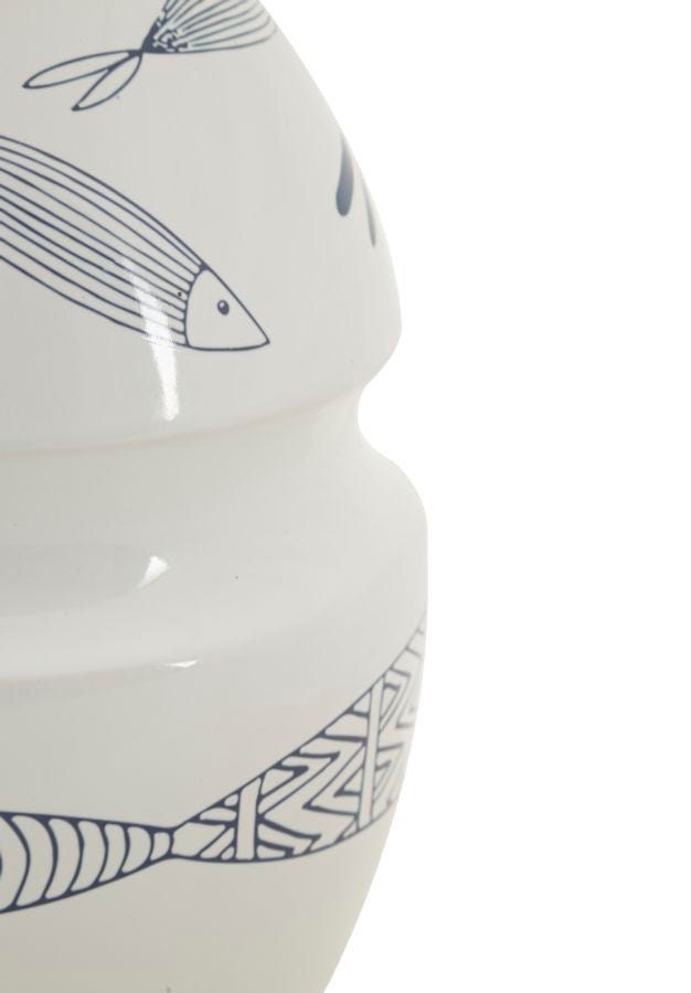 Blumenvase Fisch Bunt 24 cm – Dekovase