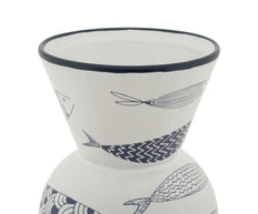 Blumenvase Fisch Bunt 38,5 cm – Dekovase