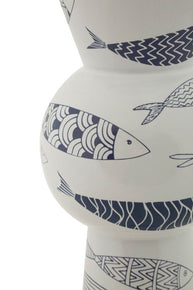 Blumenvase Fisch Bunt 38,5 cm – Dekovase