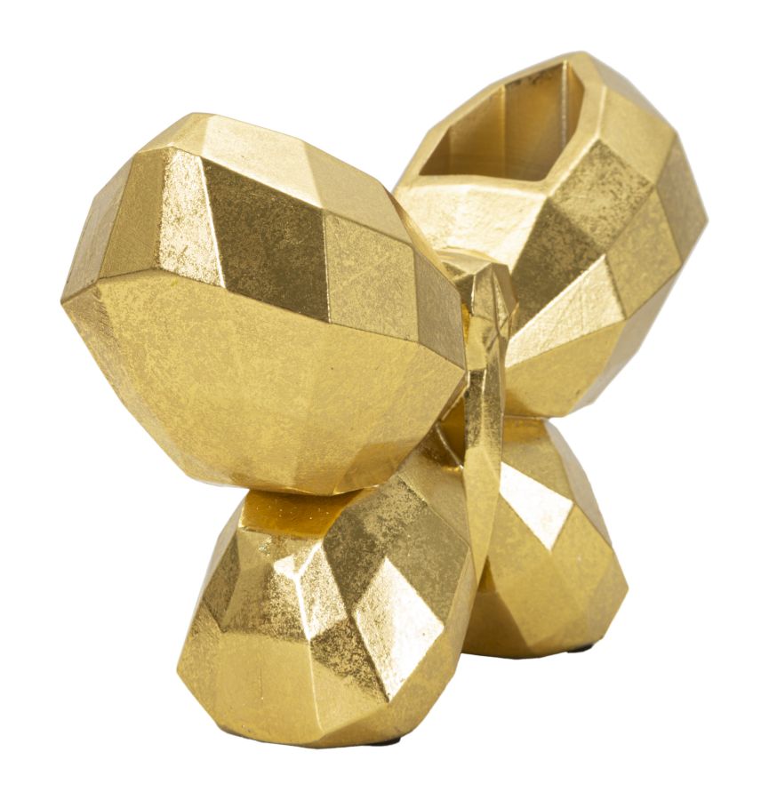 Vase Schmetterling Gold – Blumenvase Deko