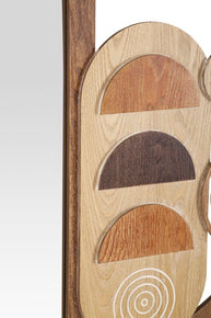 Spiegel Rund Block Bunt 80 cm