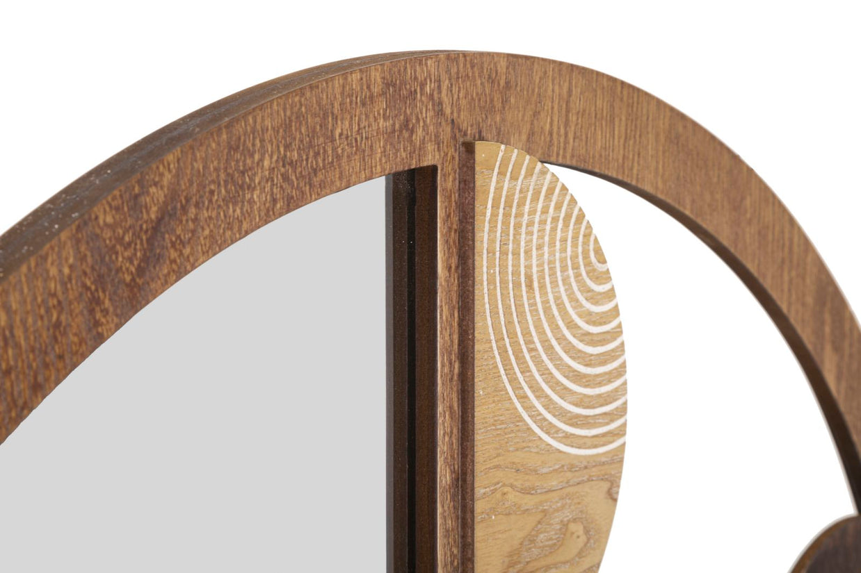 Spiegel Rund Block Bunt 80 cm