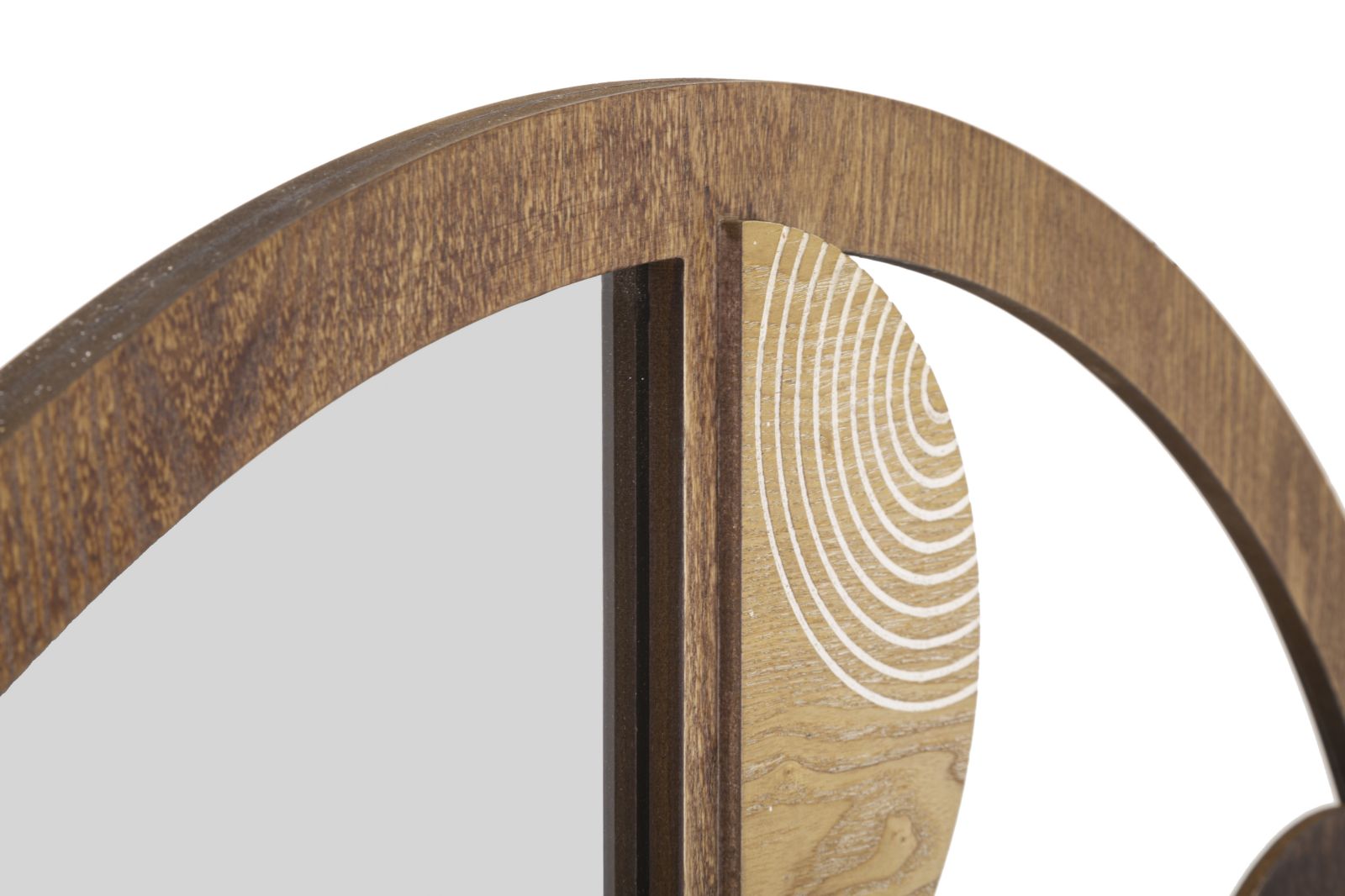 Spiegel Rund Block Bunt 80 cm