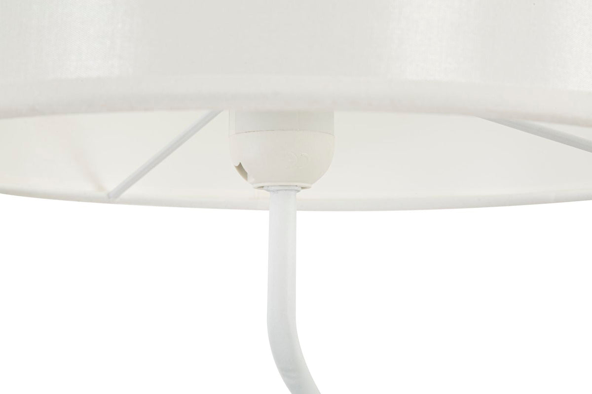 Tischlampe Tänzerin Gold Weiß 90,5 cm – Tischleuchte