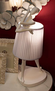 Tischlampe Ballett Weiß 62,5 cm – Tischleuchte