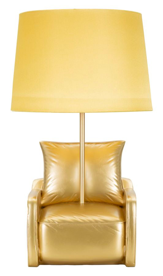Tischlampe Midcentury Gelb 46 cm – Tischleuchte