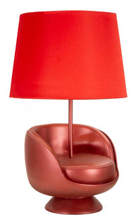 Tischlampe Midcentury Rot 43 cm – Tischleuchte