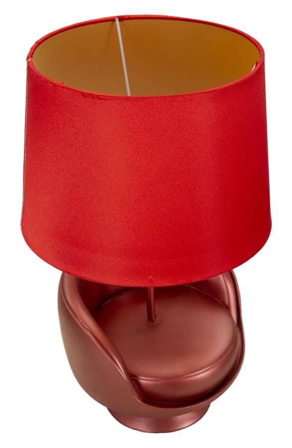 Tischlampe Midcentury Rot 43 cm – Tischleuchte