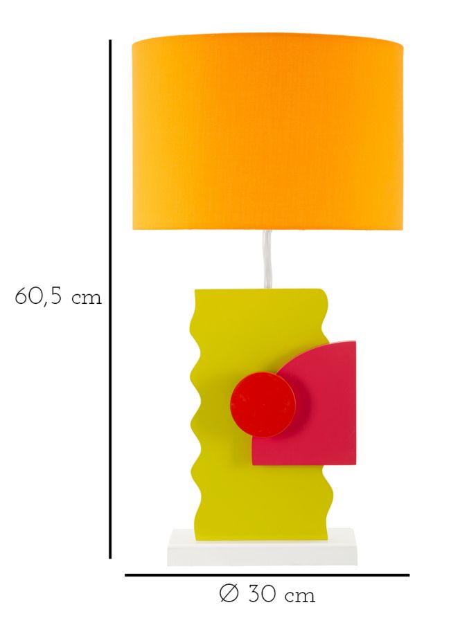 Tischlampe Bunt 60,5 cm – Tischleuchte