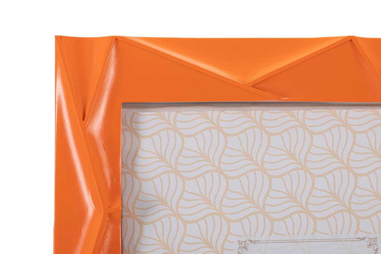 Bilderrahmen Modern Orange Groß – Fotorahmen Deko