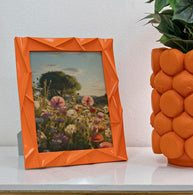 Bilderrahmen Modern Orange Groß – Fotorahmen Deko