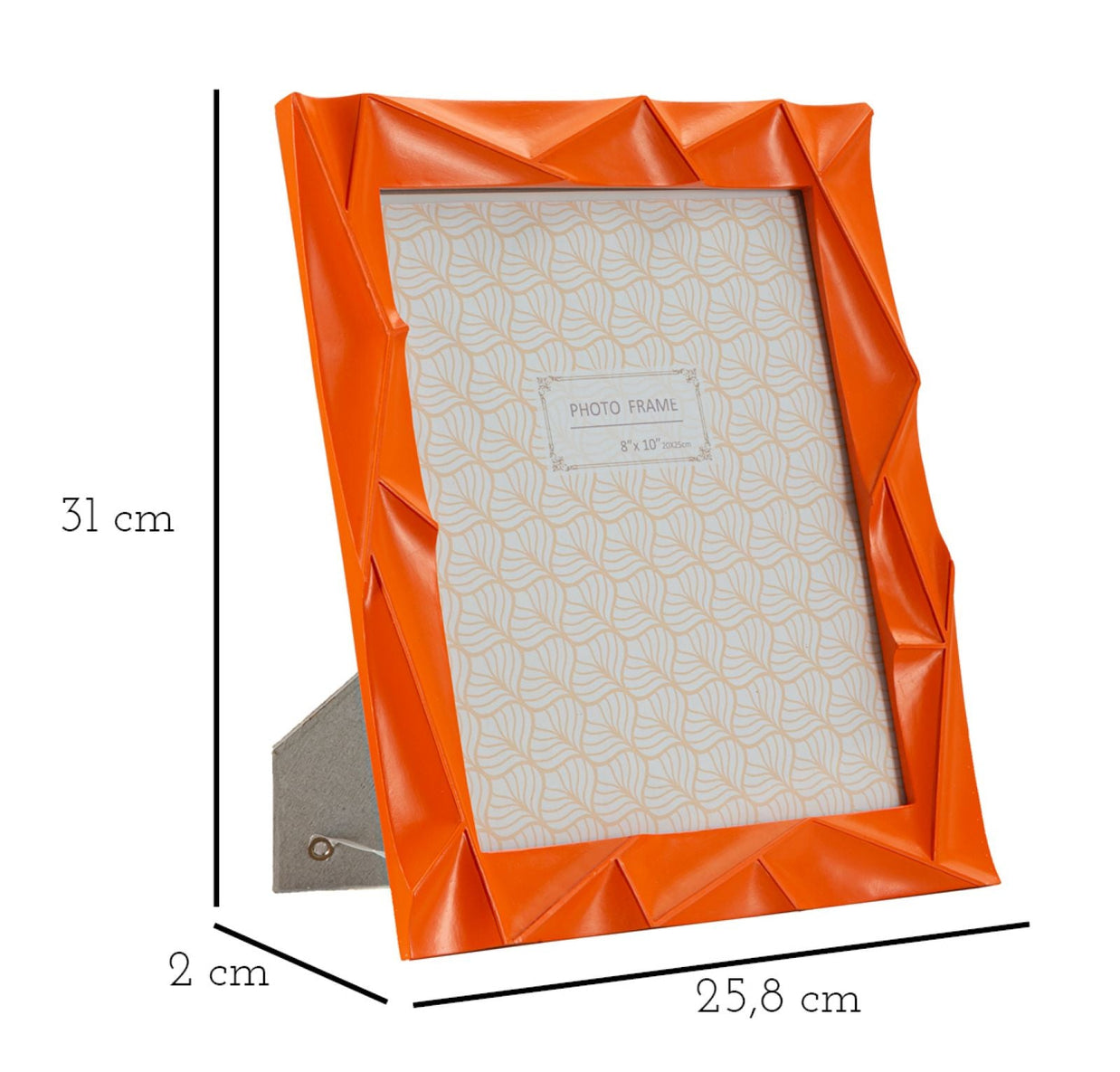 Bilderrahmen Modern Orange Groß – Fotorahmen Deko