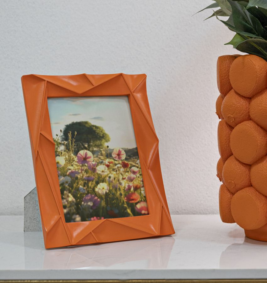 Bilderrahmen Modern Orange Klein – Fotorahmen Deko