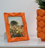 Bilderrahmen Modern Orange Klein – Fotorahmen Deko