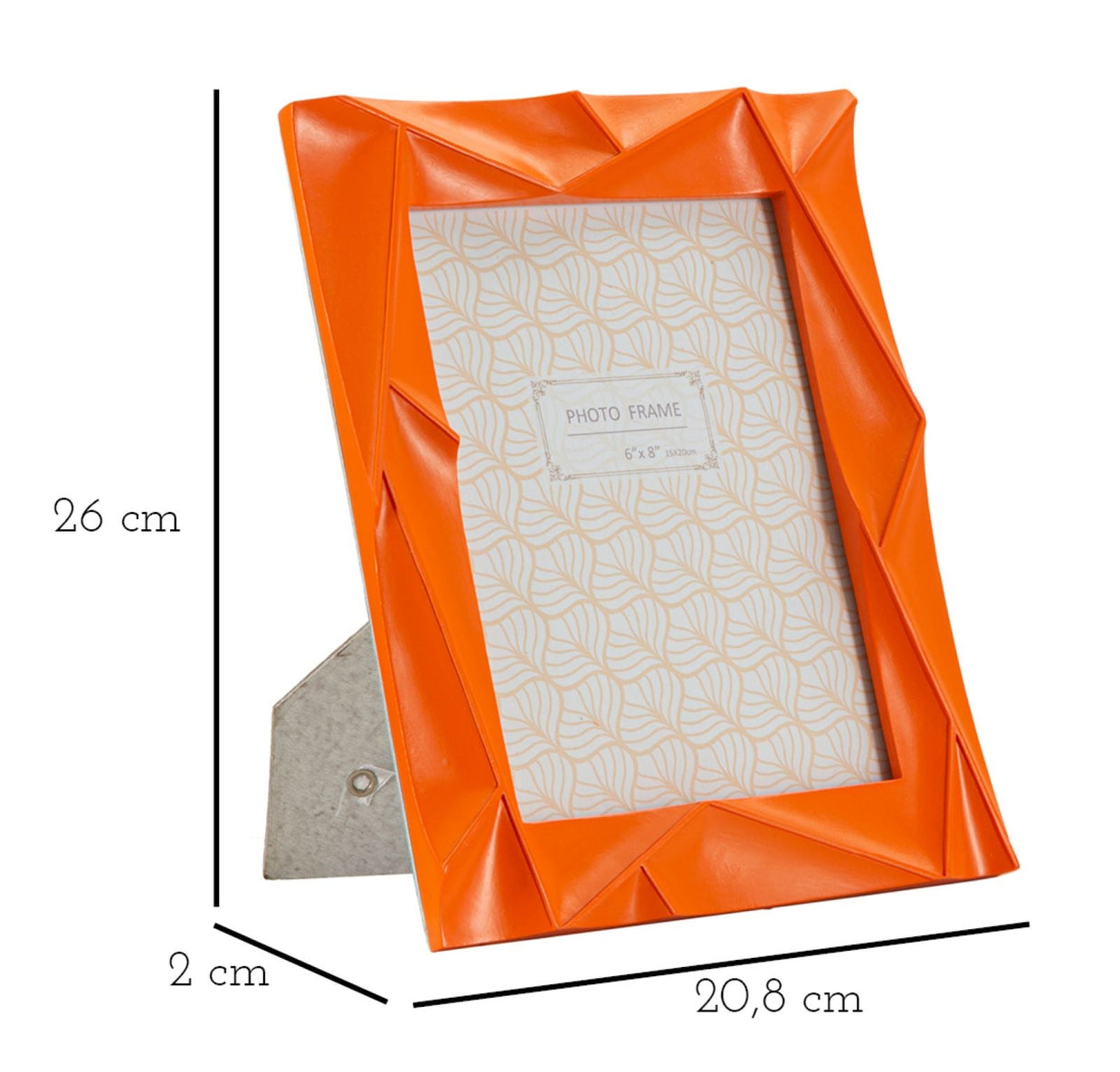 Bilderrahmen Modern Orange Klein – Fotorahmen Deko