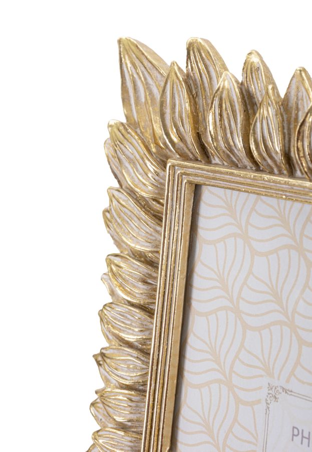 Bilderrahmen Blüten Gold Klein – Fotorahmen Deko