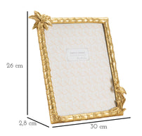 Bilderrahmen Flamingo Gold Quer – Fotorahmen Deko