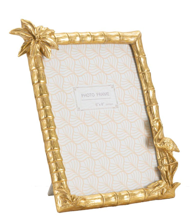 Bilderrahmen Flamingo Gold Klein – Fotorahmen Deko