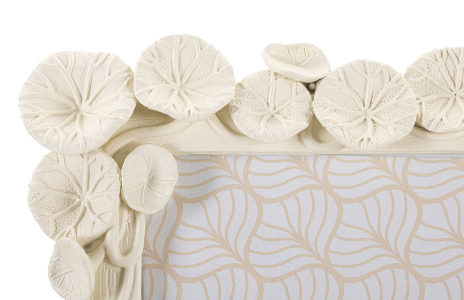 Bilderrahmen Lotus Creme Groß – Fotorahmen Deko