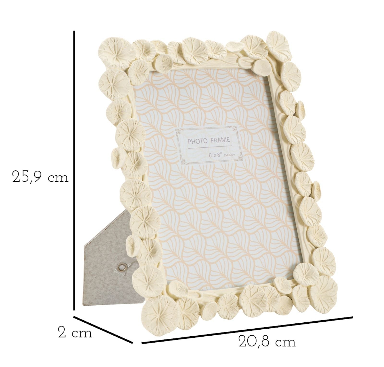 Bilderrahmen Lotus Creme Klein – Fotorahmen Deko