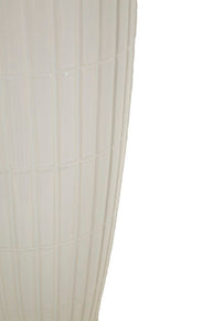 Blumenvase Shopping Weiß Gold 45 cm