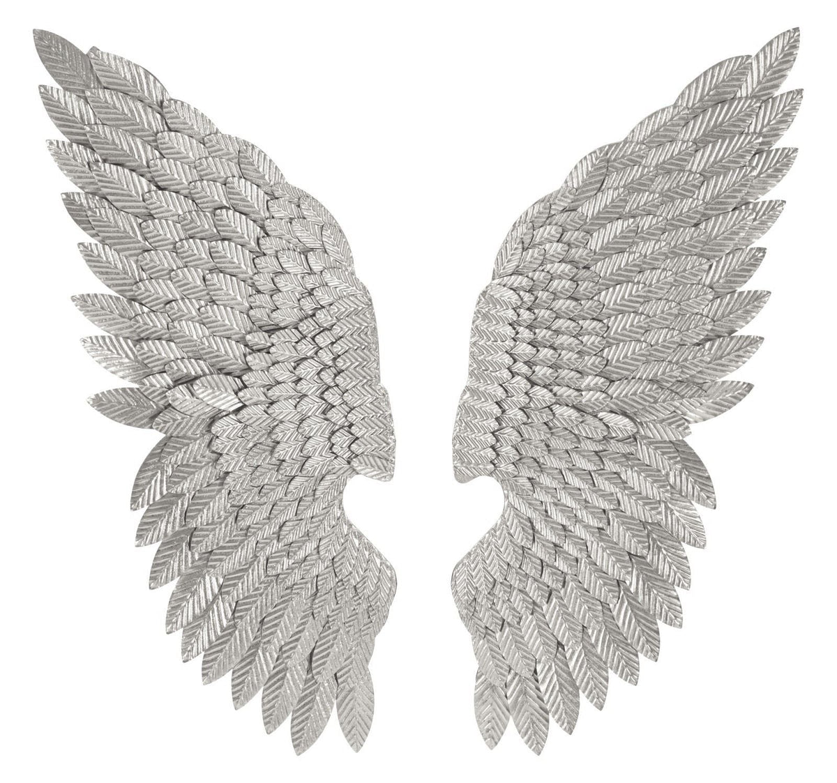 Wandpaneel Flügel Silber – Wanddeko