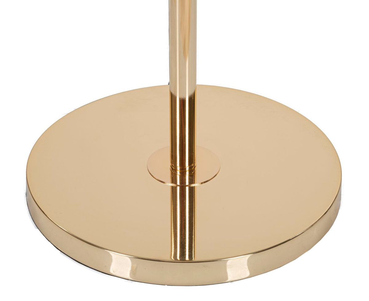 Stehlampe Feder Weiß Gold 170 cm – Stehleuchte