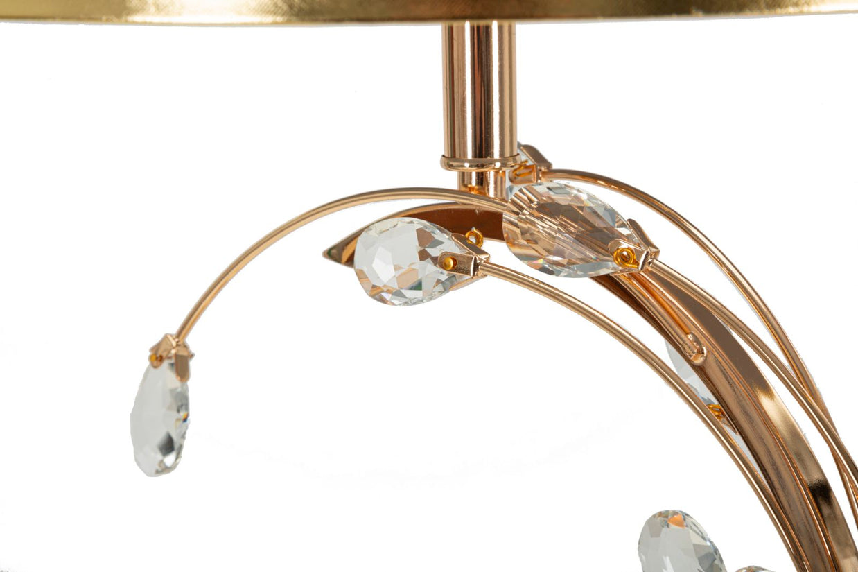Tischlampe Bruxelles Schwarz Gold 65 cm – Tischleuchte