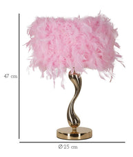 Tischlampe Cart Rosa 47 cm – Tischleuchte