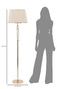Stehlampe Praga Gold 165 cm – Stehleuchte