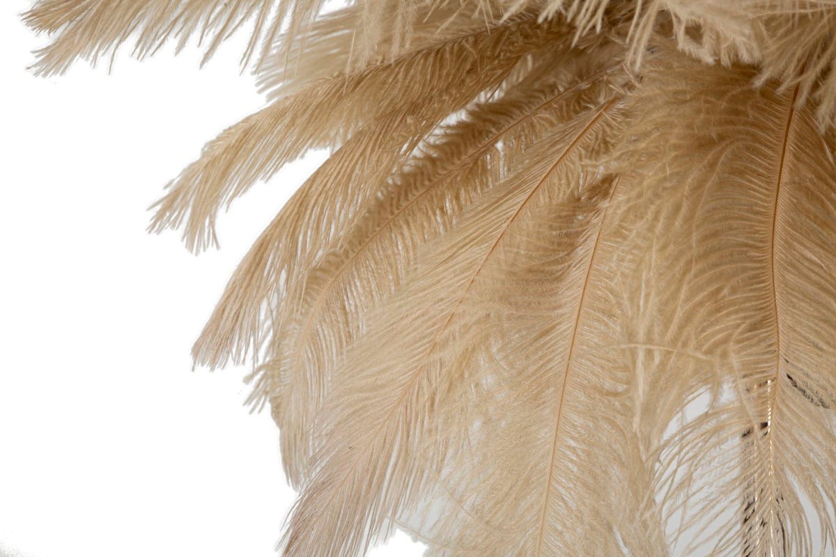 Tischlampe Palme Gold Camel 55 cm – Tischleuchte