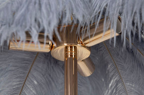Stehlampe Palme Gold Grau 160 cm – Stehleuchte