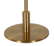 Tischlampe Feder Gold Bordeaux 50 cm – Tischleuchte