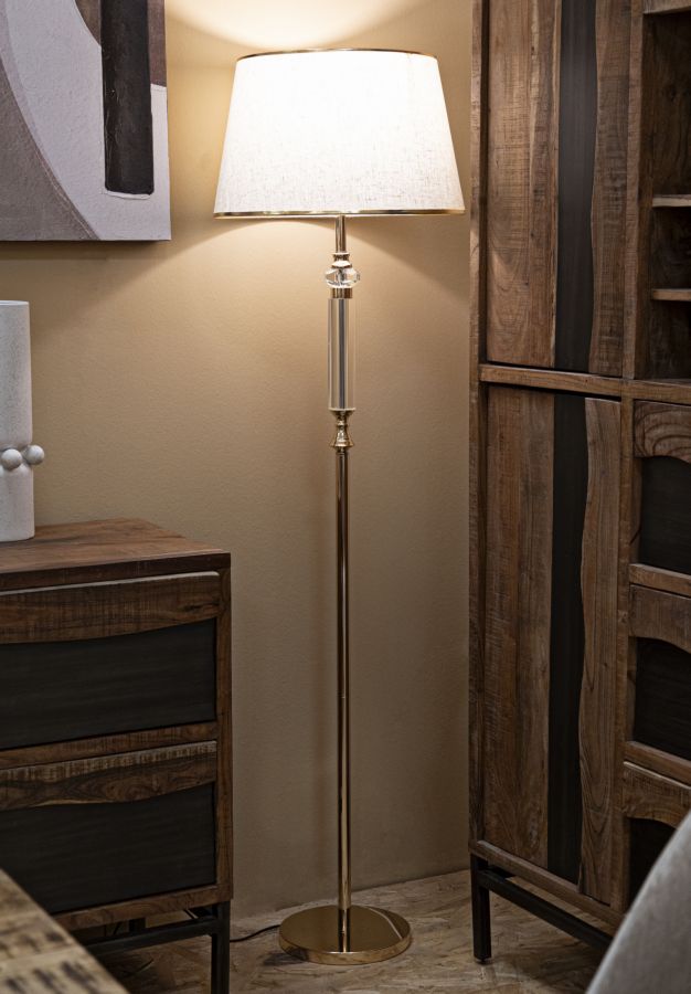 Stehlampe Praga Gold 165 cm – Stehleuchte