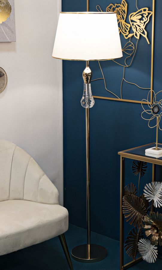Stehlampe Bratislava Gold 165 cm – Stehleuchte