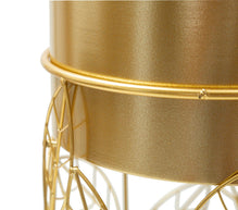 Blumenständer Blätter Gold 43 cm – Pflanzenständer