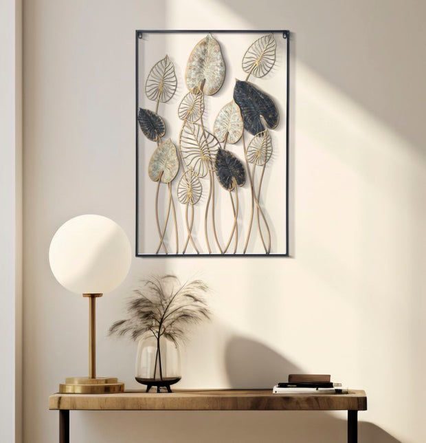 Wandpaneel Blumen Bunt 100 cm – Wanddeko