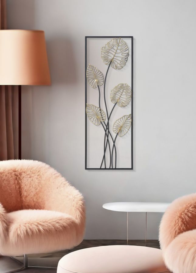 Wandpaneel Blumen Bunt 31×90 cm B – Wanddeko