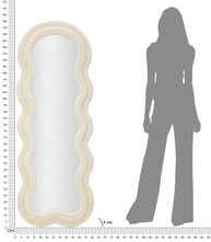 Wandspiegel Teddy Creme 160 cm