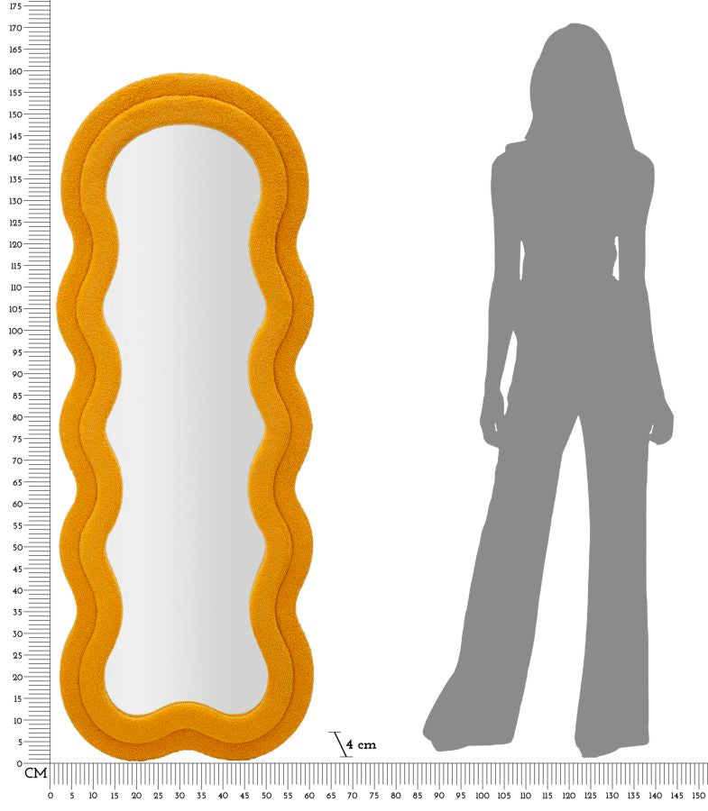 Wandspiegel Stern Mustard 160 cm