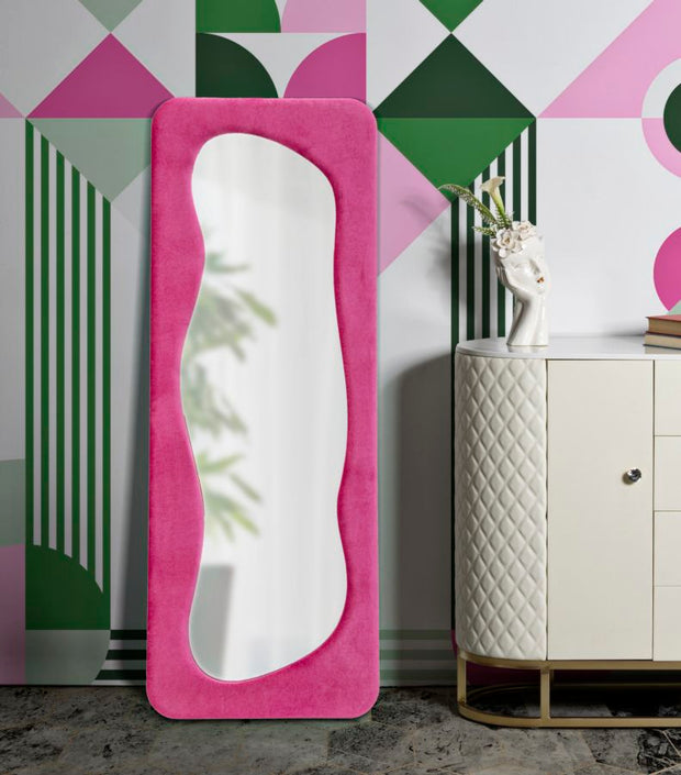 Wandspiegel Theodor Fuchsia 160 cm