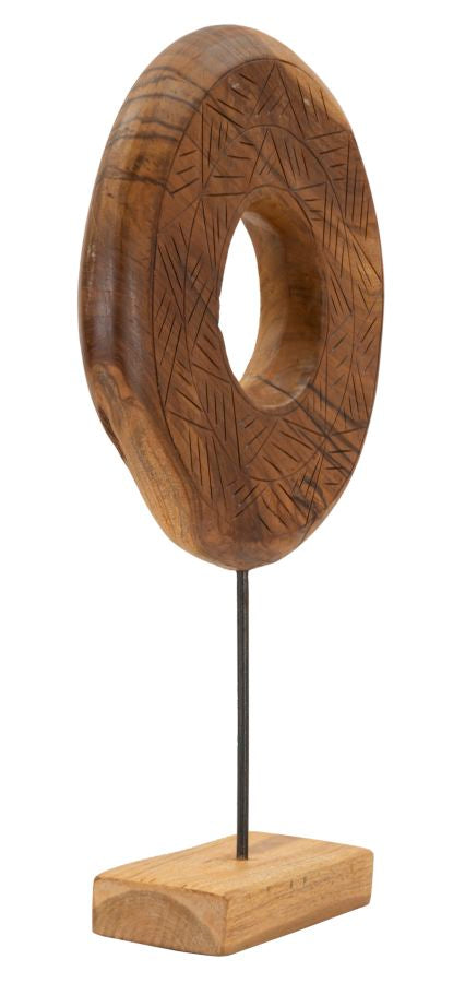 Dekofigur Dorat Braun 58 cm – Skulptur Deko