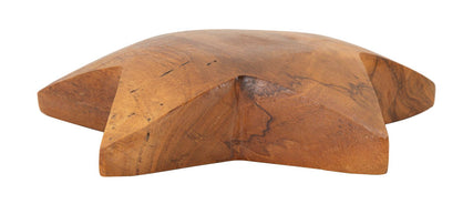 Dekofigur Stern Braun 19 cm – Skulptur Deko